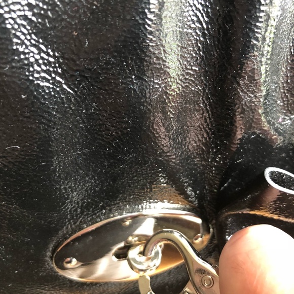 MFIL Patent Leather quilted bag - Picture 3 of 5